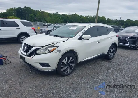 2017 Nissan Murano Platinum z USA, uszkodzony, nr VIN 5N1AZ2MH3HN175004